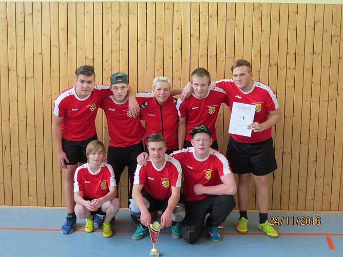 Siegreiche Volleyballer aus Bleicherode (Foto: A. Komenda)