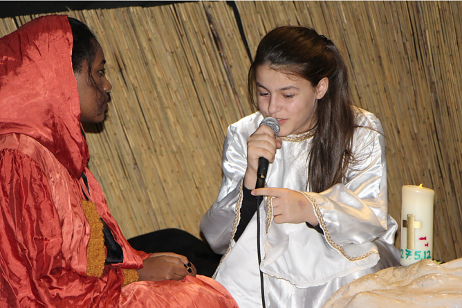 Nikolaus ganz international - Schrankenlose und Kreisjugendring feierten zusammen (Foto: Andre Rummel)