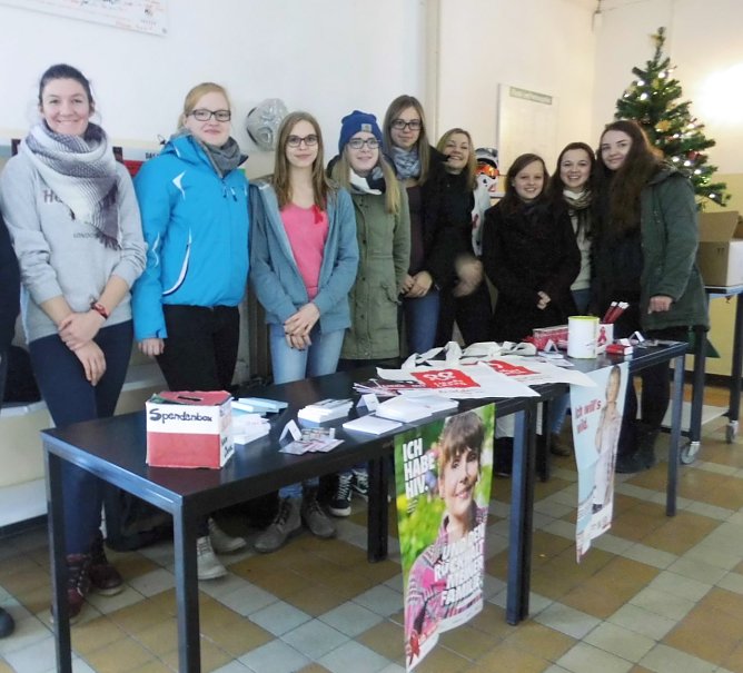 Sch&uuml;ler informierten sich &uuml;ber Stammzellenspende (Foto: Friedrich Schiller Gymnasium Bleicherode)