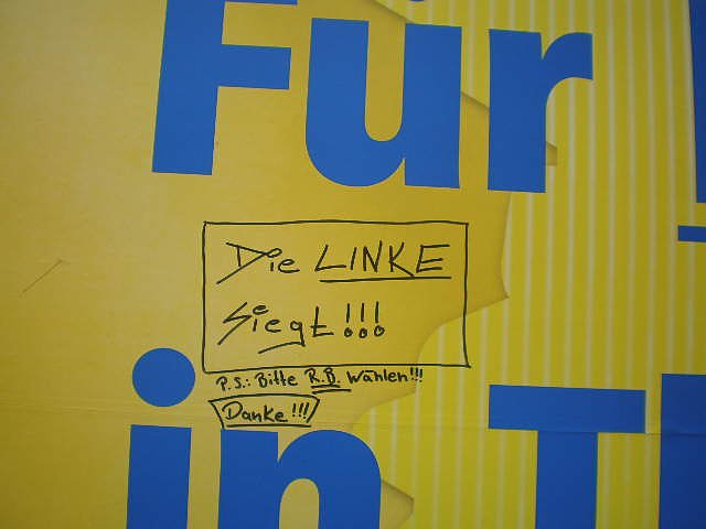 Wahlkampf (Foto: privat) Wahlkampf (Foto: privat)