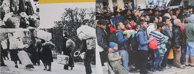 Neue Ausstellung im Rathaus - Geflohen, vertrieben, angekommen (Foto: Angelo Glashagel)