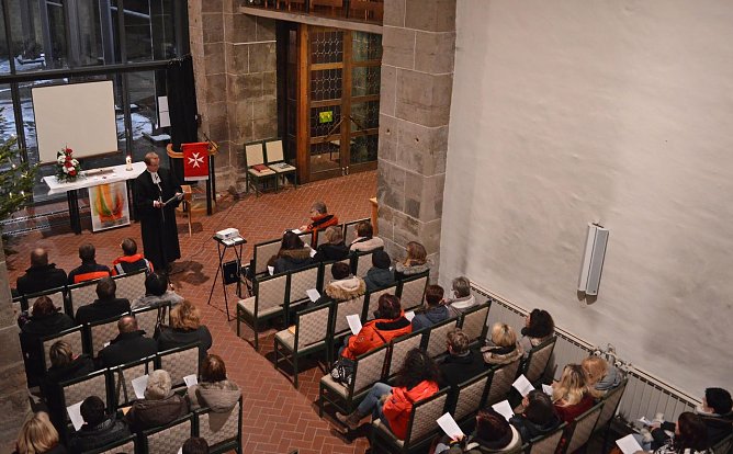 Traditioneller Gottesdienst in der Frauenbergkirche (Foto: JUH)