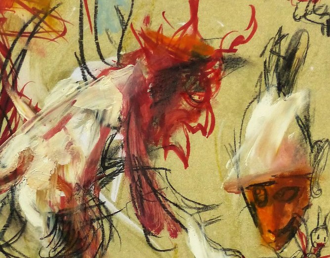 Es geht "satanisch" weiter - neue Mackensen Ausstellung im Kunsthaus Meyenburg (Foto: Dr. Wolfgang R. Pientka)