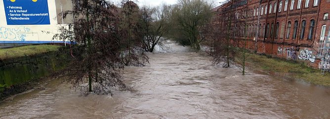 Blick auf die "volle" Zorge in Nordhausen (Foto: nnz)