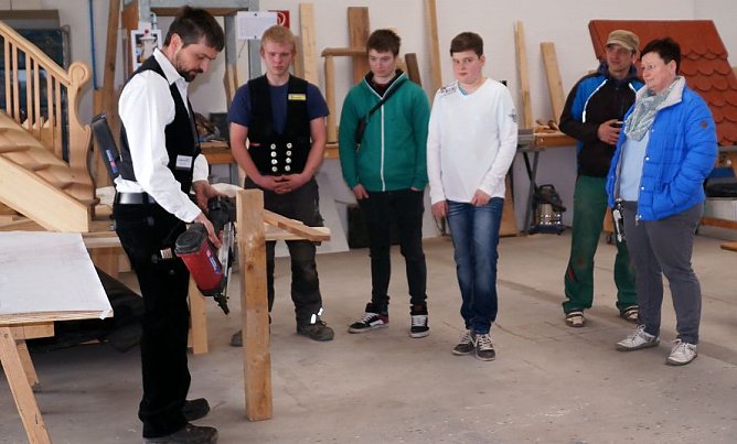 Handwerk geschnuppert (Foto: privat)
