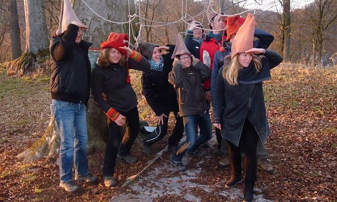 Natur- und Waldp&auml;dagogen auf Exkursion in Ilfeld (Foto: privat)
