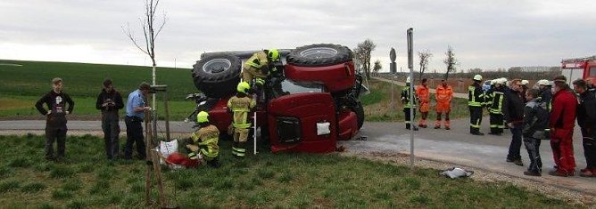 Umgekippt (Foto: BF Nordhausen)