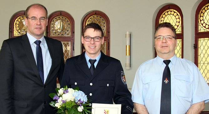 Eine neuer Beamter (Foto: J. Piper)