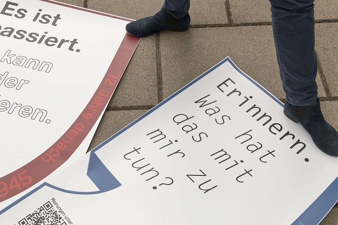 Gedenkprojekt "72 Jahre danach" (Foto: privat)