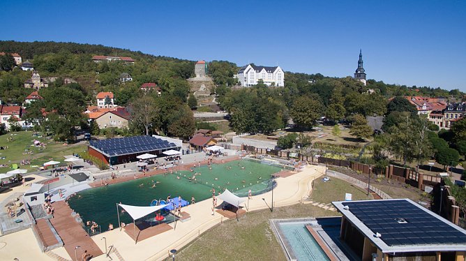 Er&ouml;ffnung der Freibadsaison im Solewasser-Vitalpark (Foto: Stadtmarketing Bad Frankenhausen)