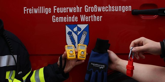 Besser messen und besser sch&uuml;tzen (Foto: Feuerwehr Gro&szlig;wechsungen)