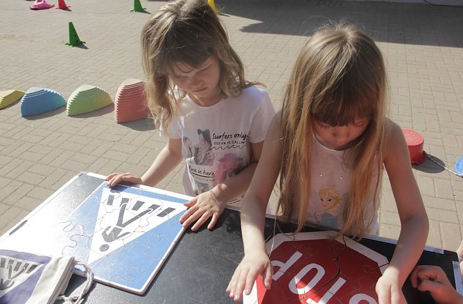 Verkehrserziehung (Foto: Silke Kirchhoff)