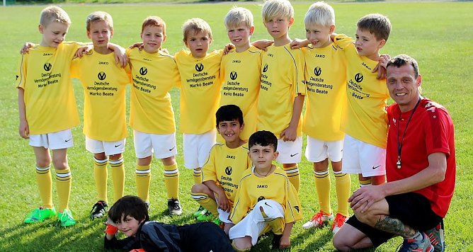 Die F-Junioren der FSG sind "hei&szlig;" auf die neue Saison (Foto: Klaus Pfand)