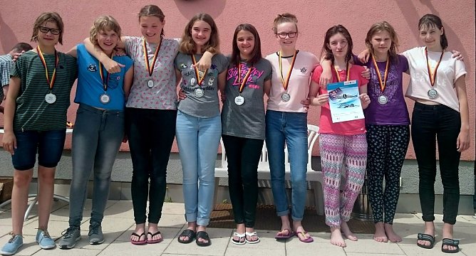 Silber f&uuml;r die "M&auml;dels" (Foto: K. Schanz)