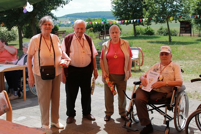 Bereits zum 7. Mal Sport frei hie&szlig; es heute und das nicht nur f&uuml;r die Bewohner des DRK Pflegeheim Heringen (Foto: Doreen K&uuml;hrt)