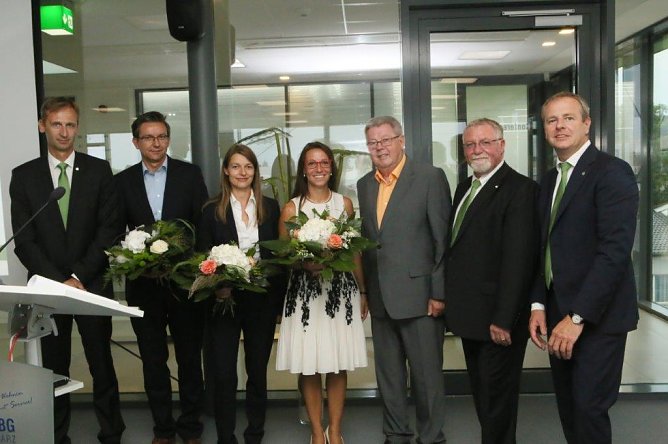 Sven Dörmann, Andrew Brotrück, Simone Rappe, Dr. Kareen Schlangen, Rainer Bachmann, Harald Eisentraut, Steffen Loup  (Foto: WBG S&uuml;dharz)