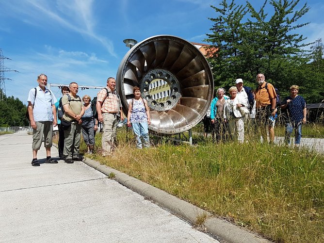Der Ilfelder Harzklub war wieder unterwegs. Diesmal am Pumpspeicherwerk in Wendefurth (Foto: Harzklubzweigverein e.V. Ilfeld)