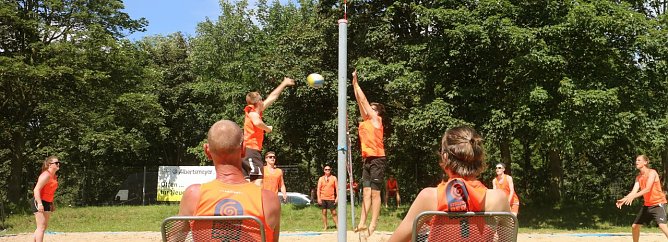 Stadtwerke Beachcup 2017 bei den Bielener Kiesgew&auml;ssern (Foto: Angelo Glashagel)