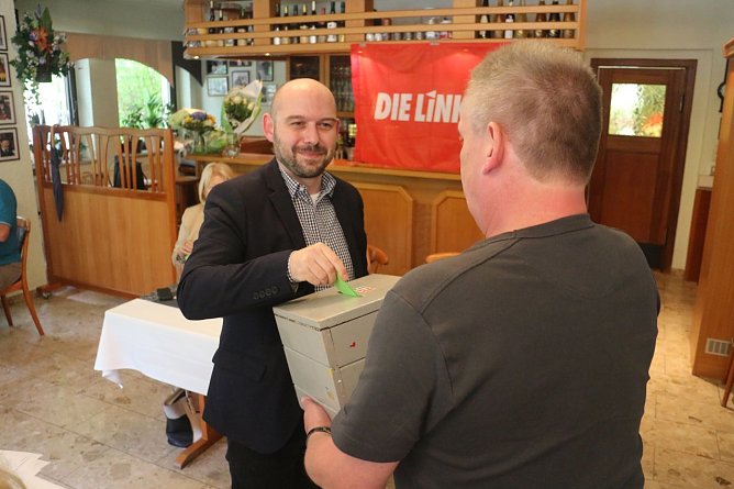 Michael Mohr wird f&uuml;r die Linke in den OB-Wahlkampf gehen (Foto: Angelo Glashagel)