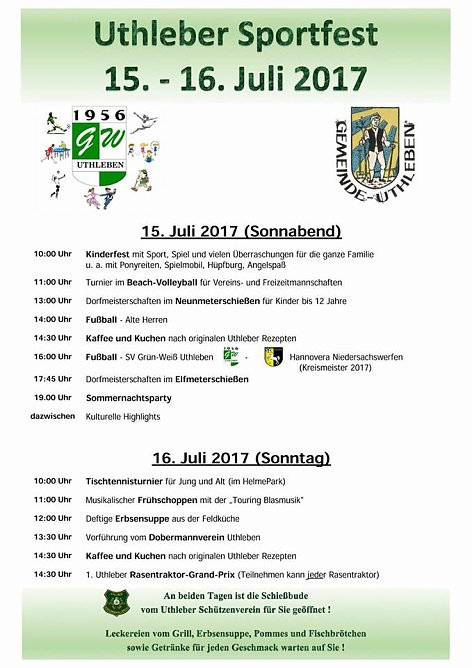 Programm (Foto: privat)