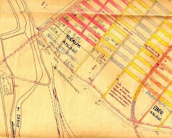 B 11 Ausschnitt, Original Fricke 1944, Geheime Reichssache (Foto: Tim Sch&auml;fer)