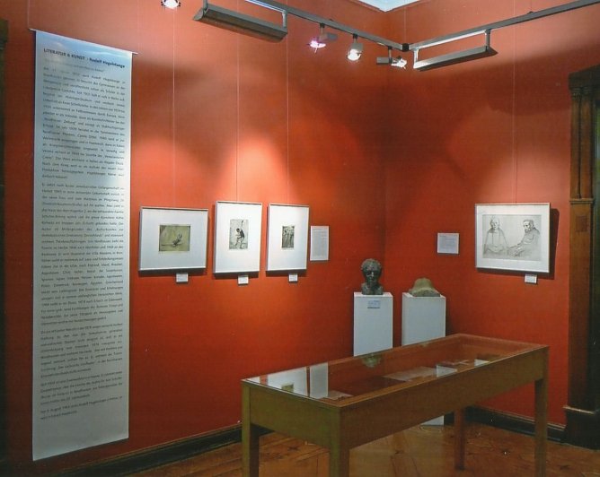 Zwei K&uuml;nstler, die Spuren in Nordhausen hinterlie&szlig;en - K&auml;the Kollwitz und Rudolf Hagelstange (Foto: Heidelore Kneffel)