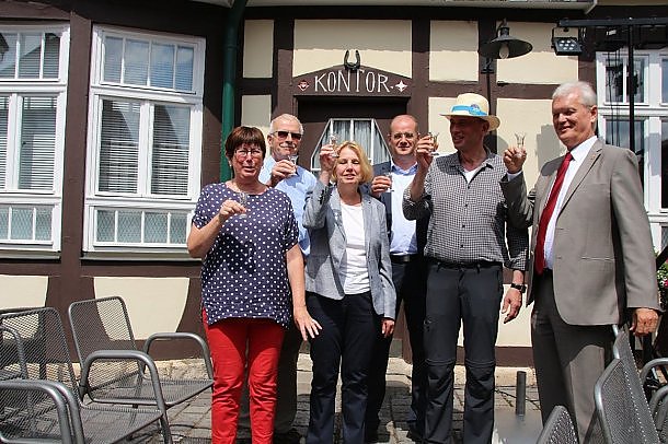 Ein Prosit zum Mittag (Foto: I. Bergmann, Stadt Nordhausen)