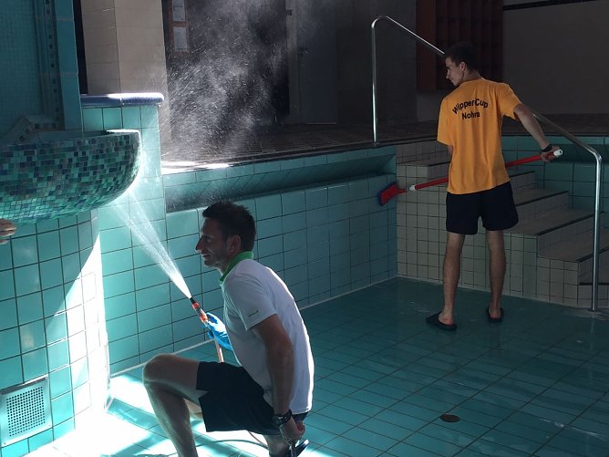 Revisionswoche im Badehaus (Foto: Badehaus Nordhausen)