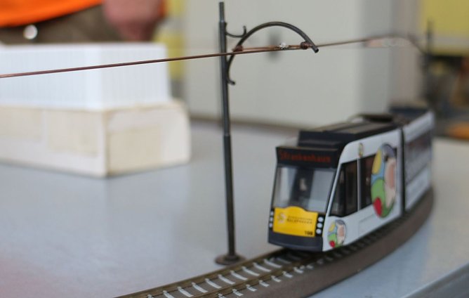 Tag der offenen T&uuml;r im Stra&szlig;enbahndepot (Foto: Angelo Glashagel)