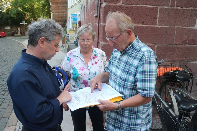 Einfache L&ouml;sungen mit viel Wirkung - Lothar Burkhardt vom ADFC h&auml;tte da schon mal einen Plan parat (Foto: Angelo Glashagel)