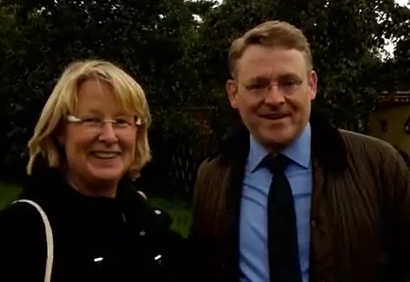 T&uuml;r zu T&uuml;r mit Klaan und Carius (Foto: Inge Klaan)