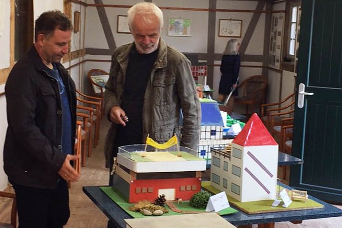 Architekturausstellung des Schiller-Gymnasiums am Tag des offenen Denkmals in Bleicherode (Foto: Lars Englert)