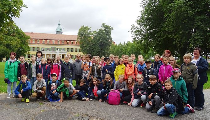 ...und am Schloss Sondershausen (Foto: Friedrich Schiller Gymnasium Bleicherode)