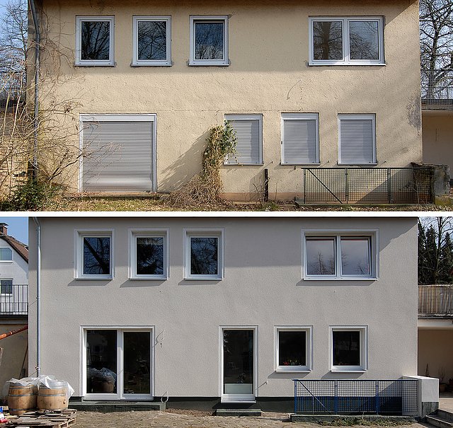 Beispiel einer Sanierung (Foto: Energieagentur nrw)