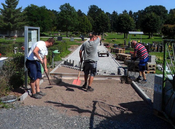 Neuer Weg f&uuml;r Friedhof in Niedersachswerfen (Foto: Gemeinde Harztor)