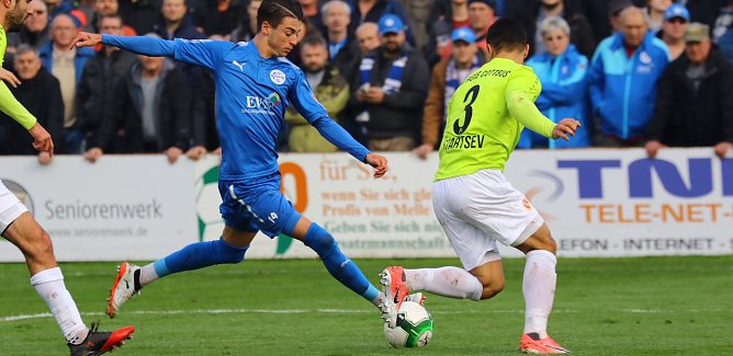 Einer der besten Spieler bei Wacker: Lucas Scholl (Foto: Bernd Peter)