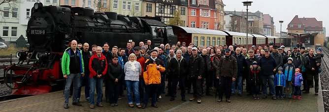 Abfahrt in Nordhausen (Foto: J. Piper)