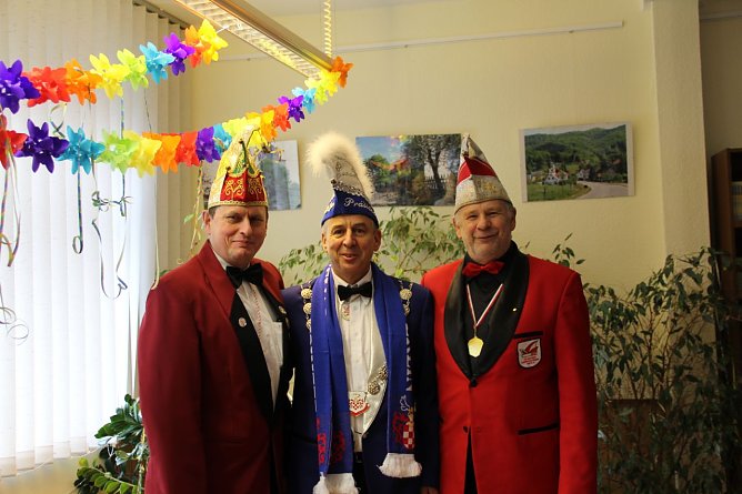 Die drei Pr&auml;sidenten sind ger&uuml;stet (Foto: privat)