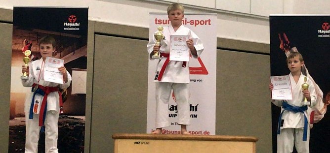 Ganz oben auf dem Podest: Nico Reim (Foto: privat)