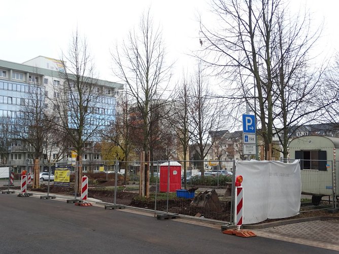 Baustelle am August-Bebel-Platz  (Foto: privat)