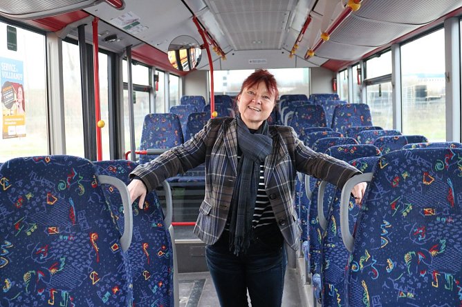 Gabriele Schuchardt - Gesch&auml;ftsf&uuml;hrerin der Nordh&auml;user Verkehrsbetriebe, Pragmatismus statt Insell&ouml;sungen (Foto: Angelo Glashagel)