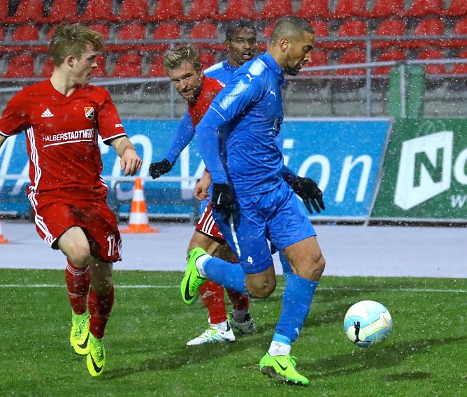Chaftar im Spiel gegen Halberstadt (Foto: Bernd Peter)