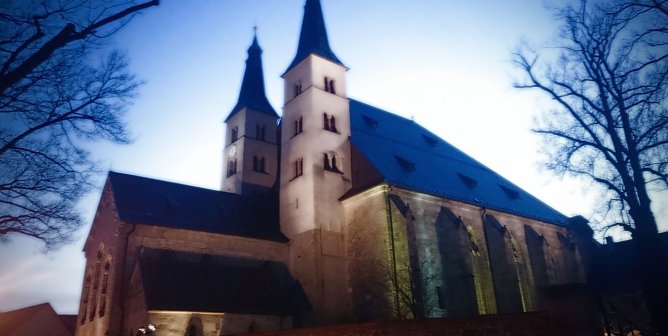 Unterwegs in der Nordh&auml;user Geschichte mit den Stadt- und G&auml;stef&uuml;hrern (Foto: Angelo Glashagel)