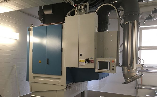 So wird heute getrocknet (Foto: S&uuml;dharz Klinikum)