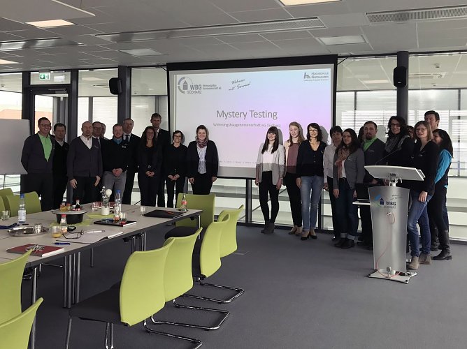 Umsetzung des gemeinsamen Projektes Mystery Testing (Foto: WBG Südharz eG) Umsetzung des gemeinsamen Projektes Mystery Testing (Foto: WBG Südharz eG)