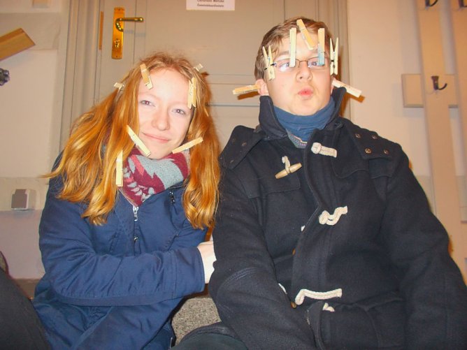 Klammerspiele zum KILA-Aktionstag (Foto: Frank Tuschy)