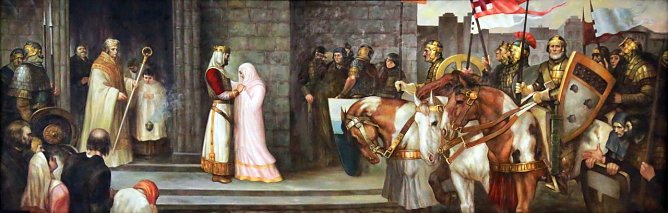 Mathilde verabschiedet Otto in Nordhausen (Foto: Heidelore Kneffel)