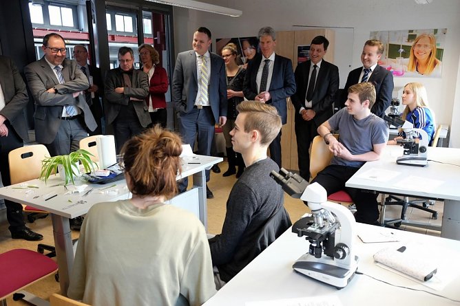 Besuch des Sch&uuml;lerforschungszentrums der Hochschule Nordhausen (Foto: Jaana Kistner)