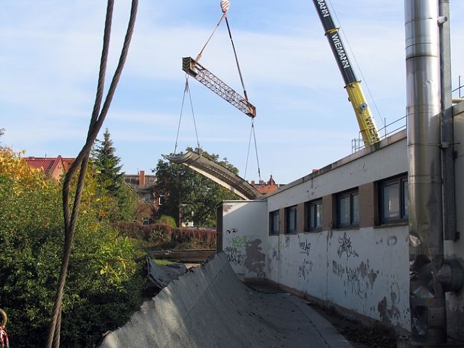 Weg mit dem alten Bach (Foto: psv) Weg mit dem alten Bach (Foto: psv)