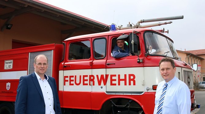 Jendricke: enorm wichtige Ausstattung unserer St&uuml;tzpunktfeuerwehren (Foto: Pressestelle Landratsamt Nordhausen)